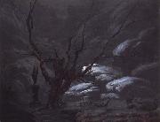Carl Blechen Mountain Gorge in Winter oil painting picture wholesale